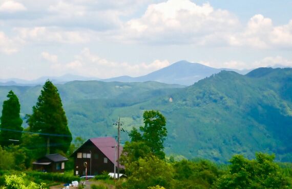 山頂についたら、絶景がひろがっていました